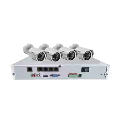 IPS-Ki-K4POE power over ethernet POE 4 camera with NVR CCTV surveillance kit 