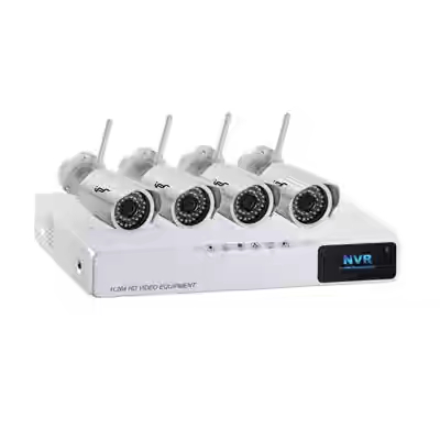 IPS-Ki-K4W wireless 4 camera with NVR CCTV surveillance kit 