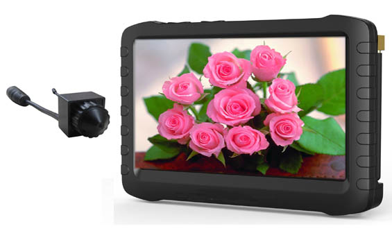 TE892H-B 5.8GHz Wireless Mini Camera DVR Kit-- (90 deg VOA, 16 CHs, 0.008lux, 5" HD DVR, motion detect, 32GB)