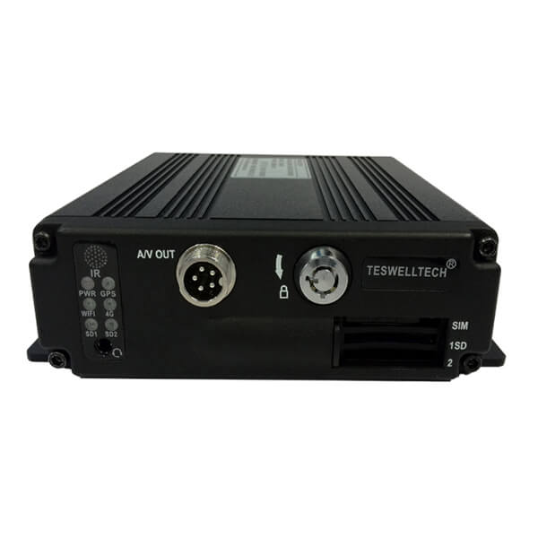 TS-830 4CH AHD 720P SD MDVR, Max 2*128GB with Built-in G-sensor