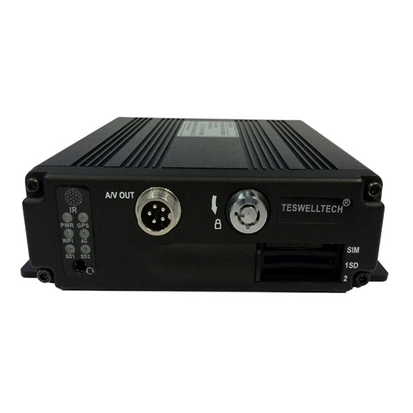 TS-830 4CH 960H SD MDVR, Max 2*128GB with Built-in G-sensor, GPS/Glonas, 4G, RJ45, WiFi