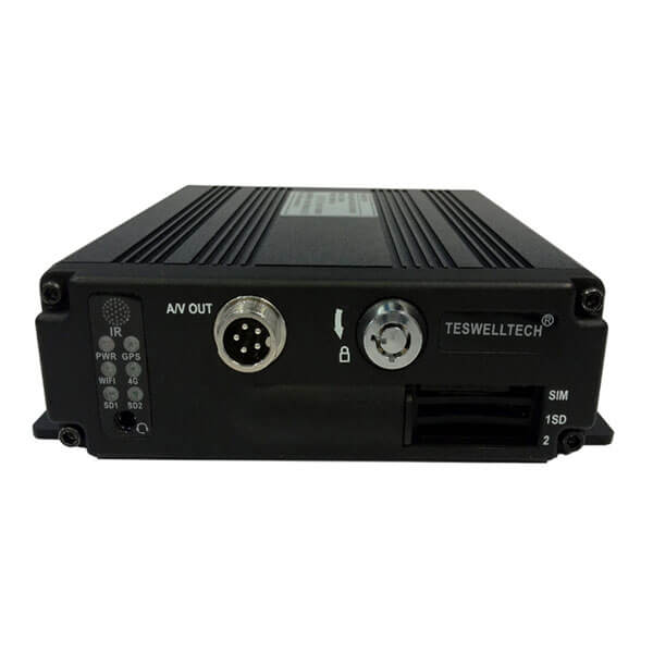 TS-830 4CH 960H SD MDVR, Max 2*128GB with Built-in G-sensor